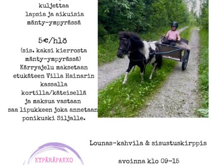 Markkinahuumaa la 18.7. Villa Hainarissa
